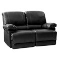 thumbnail image 4 of CorLiving Plush Reclining Bonded Leather Sofa Set, 4 of 9