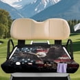 thumbnail image 2 of Uorisanigo Golf Cart Seat Covers, Soft Eagle American Flag Golf Cart Seat Towel Blanket for EZGO TXT RXV/Club Car DS Precedent Seat Protector, Golf Cart Accessories, 52.36"x 32.28", 2 of 7