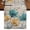 Turquoise, variant on Table Runners 72 Inches Long Dress Scarves, Blue Yellow Tulips Farmhouse Kitchen/Dining Table Runner, Coffee Tablerunners, Retro Farmhouse Flower Barn Doors Wooden 14x72 Inch
