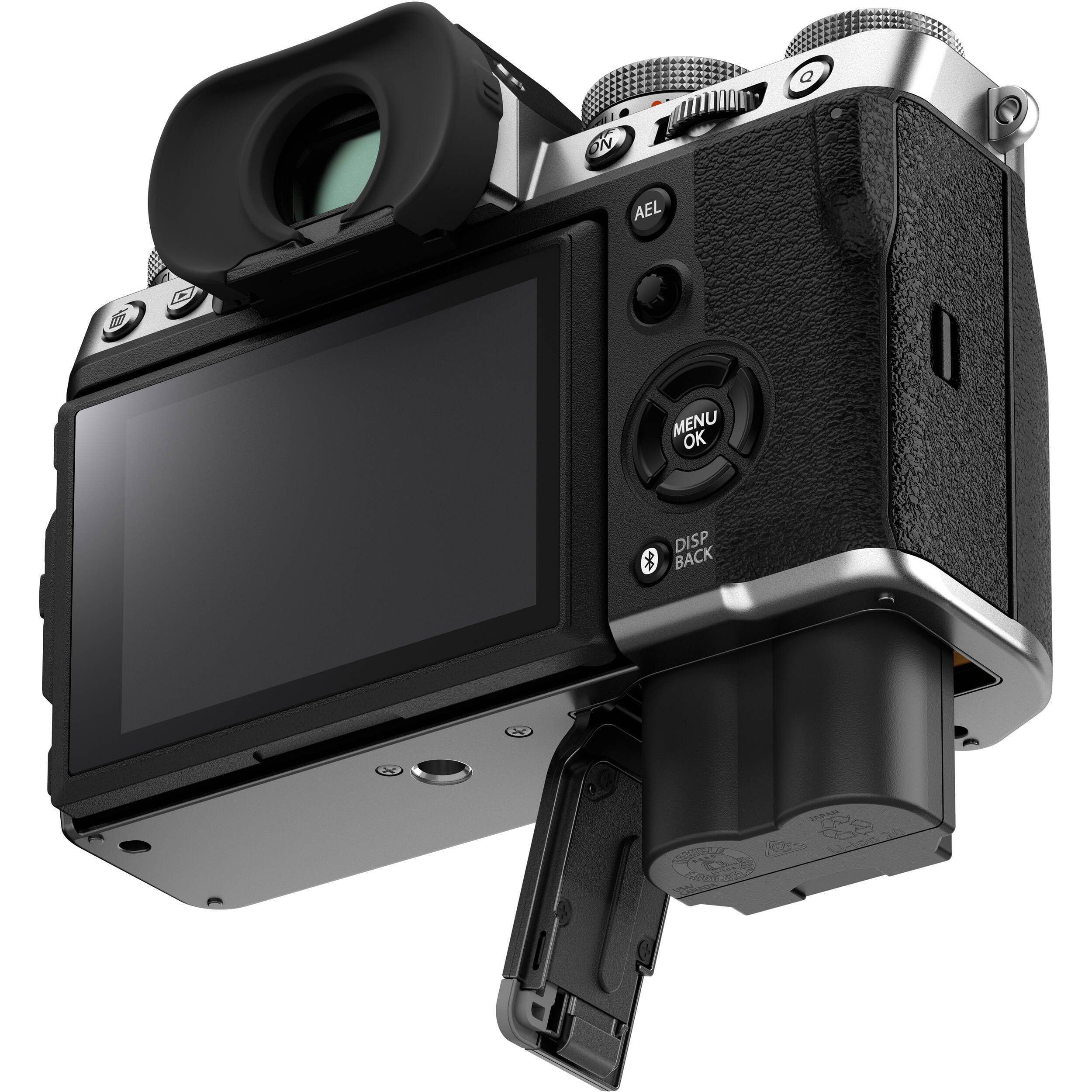 FUJIFILM X-T5 Mirrorless Camera (Silver) Bundle with XF 70-300mm f/4-5.6 R LM OIS WR Lens + 64GB SF-M Tough Series UHS-II SDXC Memory Card + Camara Bag + Vlogging Tripod + More