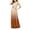 Khaki, variant on Women Sleeveless V Neck Evening Cocktail Long Dress Cross Back Wedding Dresses Elegant Gradient Evening Gown Maxi Long Dress Khaki L, US Size: 8