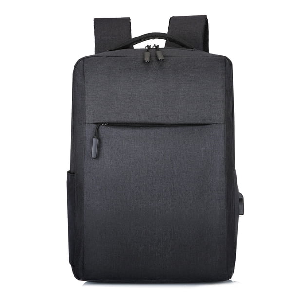 Mochila para portátil adecuada para hombres y mujeres que viajan, con puerto de carga USB