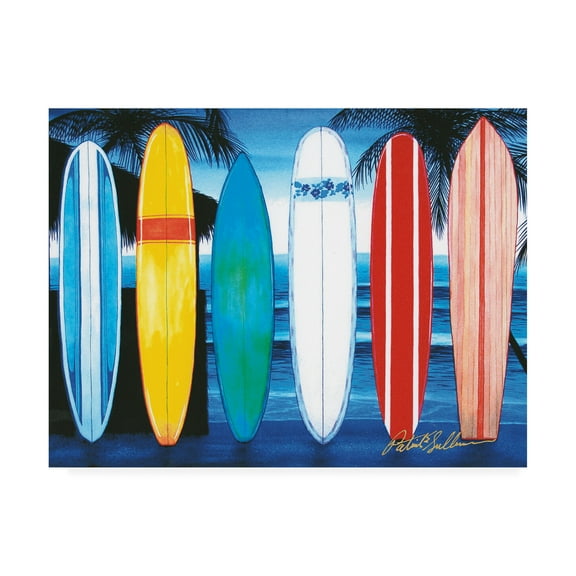 Trademark Fine Art 'Surfboards' Canvas Art by Patrick Sullivan