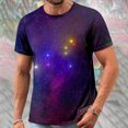 thumbnail image 4 of Qiopertar T-Shirt Décontracté pour Hommes Imprimé Ciel Tee Graphique Tee Extérieur Quotidien Vacances Manches Courtes Col Rond Printemps Automne Vêtements Grandes Économies de Vacances! Offres de la Semaine Liquidation, 4 of 9