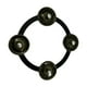 thumbnail image 3 of Platillo Hi Hat Pandereta para Baterista Multiusos con Sonajas Sonido Brillante negro, 3 of 9