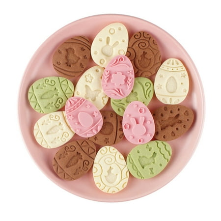 

9PCS Easter Cookie Cutter Set Creative 3D Animal Embossing Cutters for Biscuit Fondant Cheese Baking