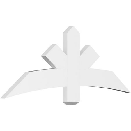 

60 W x 22 1/2 H x 2 D x 6 F 9/12 Pitch Alberta Architectural Grade PVC Gable Bracket