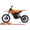 D03 PRO-Black orange, variant on HEZZO D3 Electric Dirt Bike for Adults, 34MPH, 3500W Motor, 60V 27Ah, 60 Miles Range, Advanced Off-Road Suspension, Orange