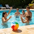 thumbnail image 6 of Inflatable Beach Balls 5 Pack PVC Multicolor Pool Party Summer Water Games Outdoor, 6 of 6