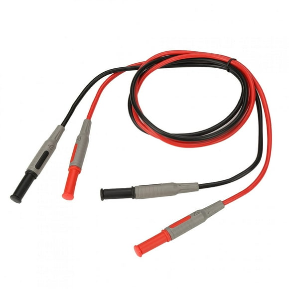 Banana Wire Plug P10 4mm Banana Plug Test Line Injection Molded Straight to Straight Multimeter Wire Cable,Minigrabber Electrical Wire Adapter Connectors