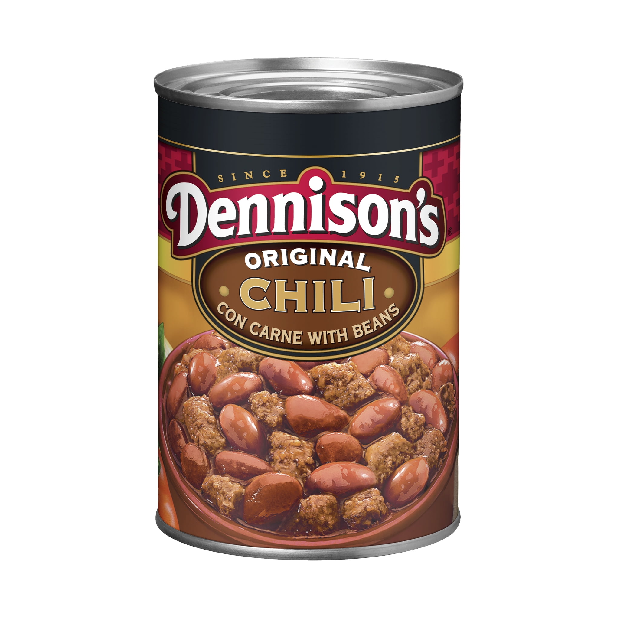Dennison's Original Chili Con Carne with Beans, Canned Chili, 40 OZ
