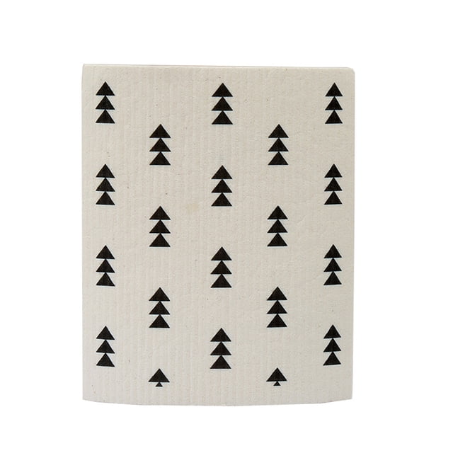 Kitchen Cleaning Cloth Bowls Washing Towel Dishes Wash Rag Kitchens Tools Household Absorbent Dish Cloths with Lovely Patterns Leaf
