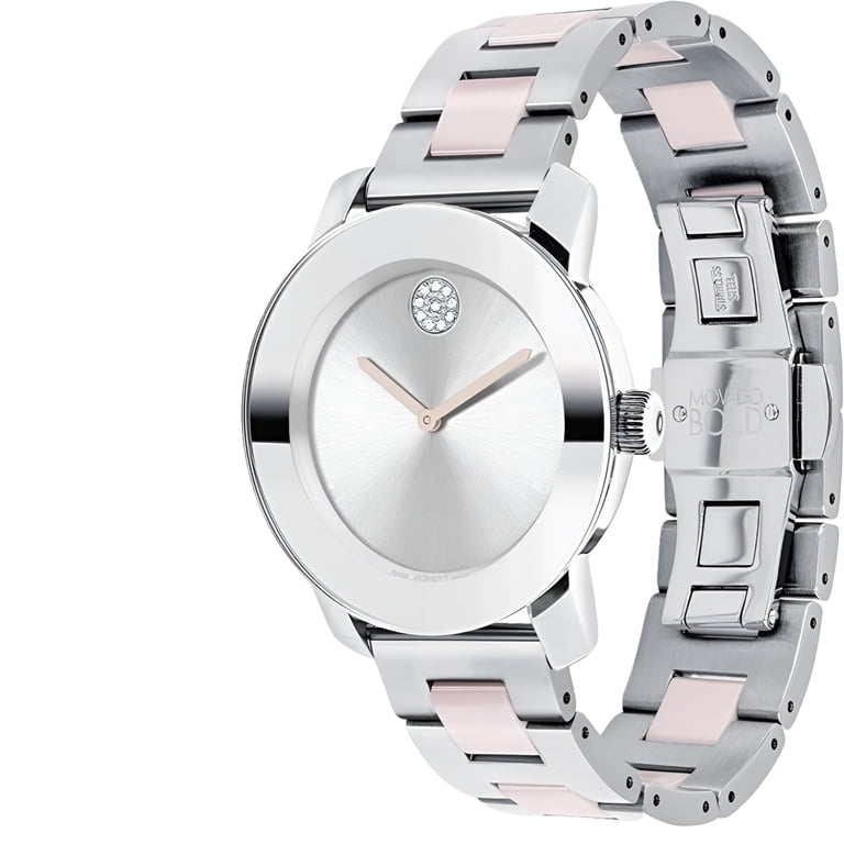Movado Watch Women’s 1Size Bracelet Quartz Watch Stainless Steel Silver Color Movado® Bold® Evolution Ladies main image 4