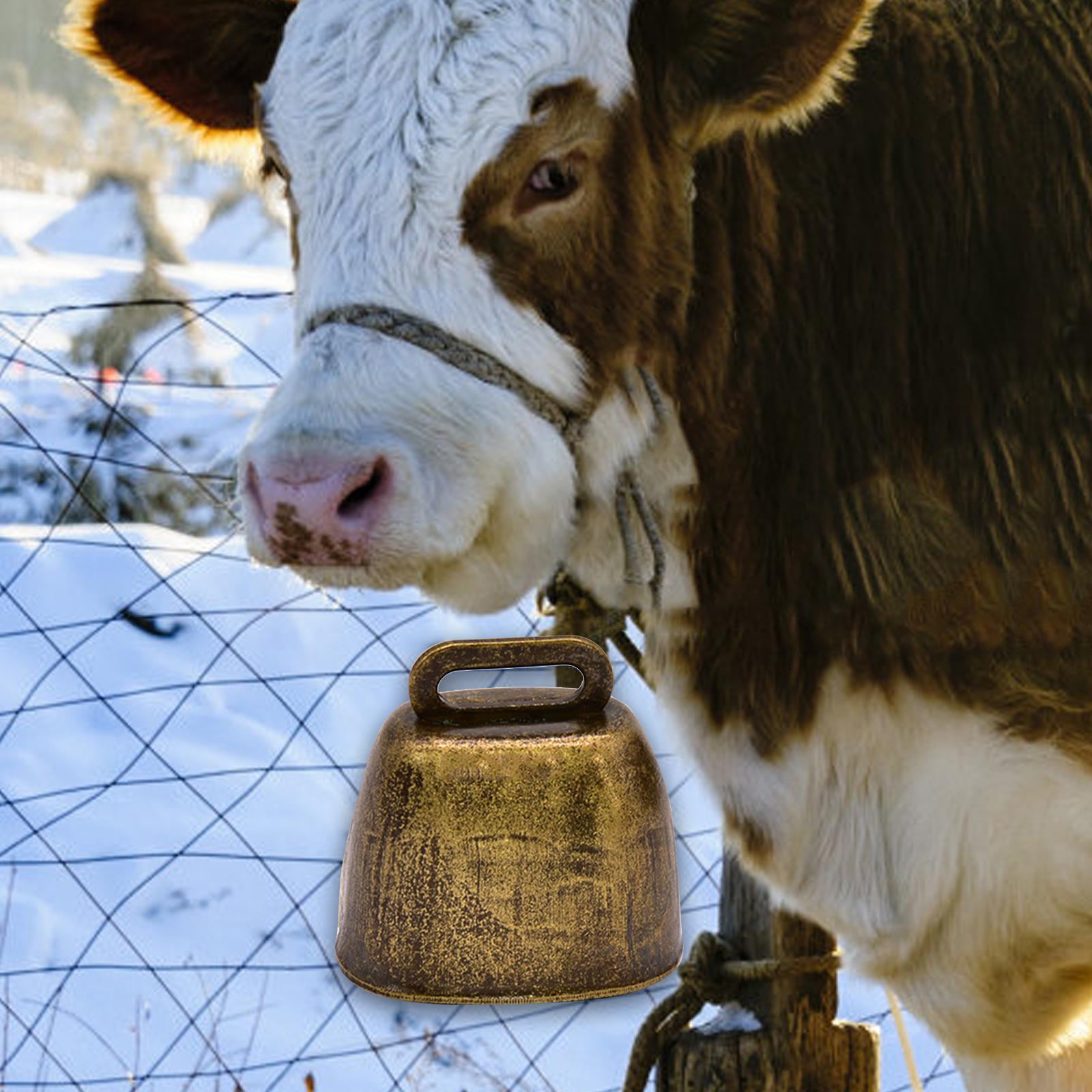 Cow Bells Noise Makers Farm Cow Grazing Bell Farm Animal Loud Bell Durable  Goat Collar Pet Sleigh Ornaments Farm Animal Supplies