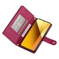 thumbnail image 4 of GANGXUN Étui à Rabat en Cuir pour Xiaomi Redmi Note 13 5G - Sangles Longues et Courtes, design Portefeuille, 4 of 5