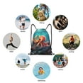 thumbnail image 6 of Sigee Underwater Plant Octopus for Drawstring Bag String Backpack for Sports, Gym, Swimming, Beach, Travel-Small, 6 of 6