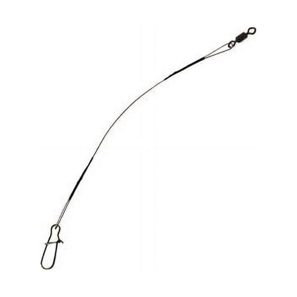 Eagle Claw Micro Leader with Crane Swivel, 5", 12 lb