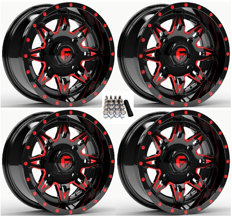 STI HD7 UTV Wheels/Rims Red/Black 14 Polaris RZR 1000 XP/Ranger XP 900/1000 