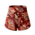 thumbnail image 4 of ZRBYWB Womens Shorts Womens Casual High Waist Running Shorts Independence Days Printed Workout Gym Shorts Comfort, 4 of 7