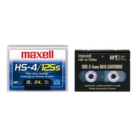 Maxell 200025 Hs-4/125 S 4mm Data Cartridge 12gb/24gb