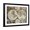 Black Frame, variant on Art.com Old Map Of World Hemispheres. Created By Frederick De Wit, Published In Amsterdam, 1668 Art Print by marzolino, 16" x 12"