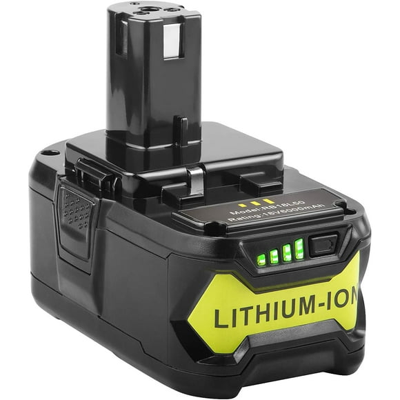6.0Ah High Capacity P108 Battery Replacement for Ryobi 18V Lithium Ion Battery P102 P103 P104 P105 P107 P108 for 18-Volt ONE+ Plus Cordless Power