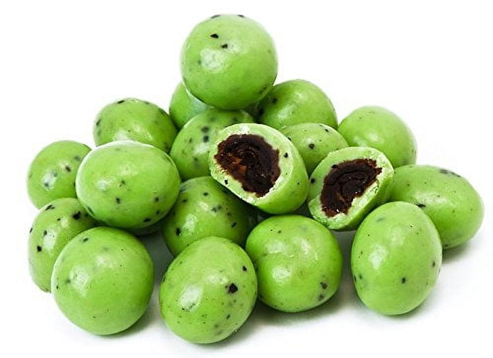 Green Mint Chocolate Espresso Beans - 1.5 Lb Tub