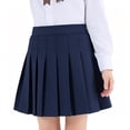 thumbnail image 2 of Mfakffe Kids Fashion Academy Style Pleated Skirt Casual Uniform Mini Pleated Skirt for Daily School Activities & Casual Outdoor Outfits, 2 of 4