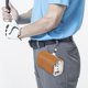 thumbnail image 1 of Bolsa de cintura para pelota de Golf, ayuda para entrenamiento, bolsillo de Golf, soporte para tee, bolsa para práctica Marrón, 1 of 8
