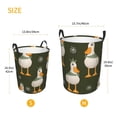 thumbnail image 3 of Haiem Mallard Ducks Wild Birds Print Laundry Basket, Laundry Hamper, Collapsible Laundry Baskets, Dirty Clothes Hamper, Waterproof with Handles for College Dorm, Family-Small, 3 of 6