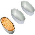 thumbnail image 1 of 3 paquetes de moldes para pasteles con forma ovalada de 8 pulgadas, molde para pastel de queso de aluminio antiadherente, moldes para pan, utensilios para hornear, juego para el hogar, cocin, 1 of 5