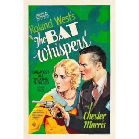 Whisper Metal - Bat Whispers poster Metal Sign 8inx 12in