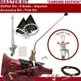 thumbnail image 1 of American Shifter  4L80E Shifter Kit Chrome 16 in. E Brake Cable Clevis Trim Kit Dipstick for DB14C, 1 of 1