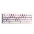 thumbnail image 1 of Kit de teclado mecánico de bricolaje con perilla de retroiluminación RGB (rosa con teclas) Ehuebsd Para estrenar, 1 of 5