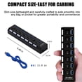 thumbnail image 4 of AYAMAYA 7-Port USB 3.0 High Speed Extension Charger Adapter with On/Off Switch & LED Light for PC/Laptop/PS4/Slim/Pro Hub, 4 of 7
