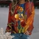 thumbnail image 4 of Camiseta de manga larga con estampado de pinturas al óleo en 3D de moda de primavera y otoño para mujer, jersey con estampado floral, ropa Harajuku, tops para mujer, 4 of 4