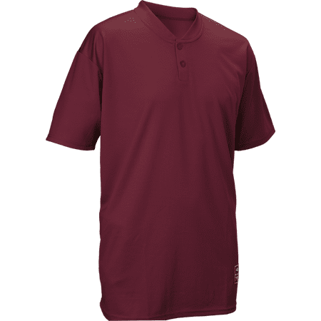 - Easton Youth 2 Button Placket Baseball Jersey