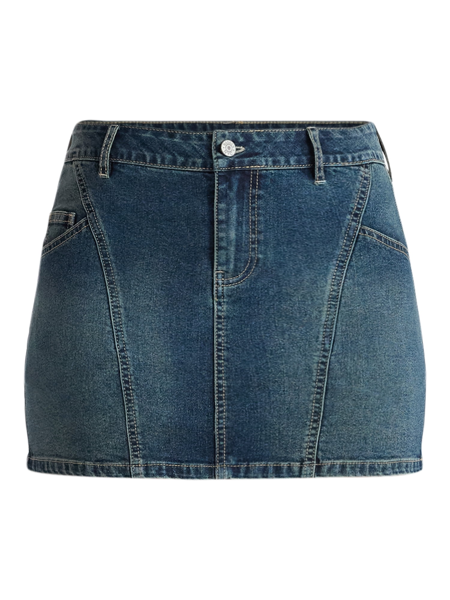 Madden NYC Women's Denim Mini Skirt, Sizes XXS-XXL