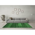 thumbnail image 3 of Ahgly Company Indoor Square Abstract Emerald Green Contemporary Area Rugs, 3' Square, 3 of 4