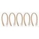 thumbnail image 1 of Cadenas De Bordillo De Metal ANGGREK 5 Piezas Cadena Artesanal De Metal Resistente Al óxido, 1 of 8