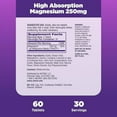 thumbnail image 5 of Natrol High Absorption Magnesium Mineral Support Cranberry Chewable Tablets, 60 Ea, 2 Pack, 5 of 5