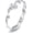 Silver-White, variant on Crystal Cremation Urn Bracelet for Human Ashes for Ashes Flower Urn Bracelet Cremation Jewelry for Ashes Urn Keepsake Memorial Ash Holder Bracelet for Women Girls
