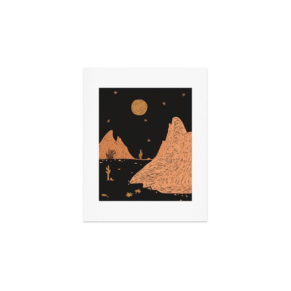 Society6 A Night in the Desert by Alisa Galitsyna Art Print