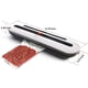 thumbnail image 2 of Máquina selladora al vacío Sistema automático de sellado de aire para almacenamiento de alimentos con 10 bolsas termoselladas Cocina Sous Vide Modos secos de grado comercial Gris, 2 of 7