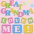 thumbnail image 2 of CafePress - Great Grandma Loves Me Body Suit - Baby Light Bodysuit, Size Newborn - 24 Months, 2 of 4