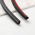 thumbnail image 3 of 10m Auto Accessories Double Layer Windshield Dustproof Weatherstrip Trunk Sealer Noise Insulation Car Door Seal Strip (5m), 3 of 7