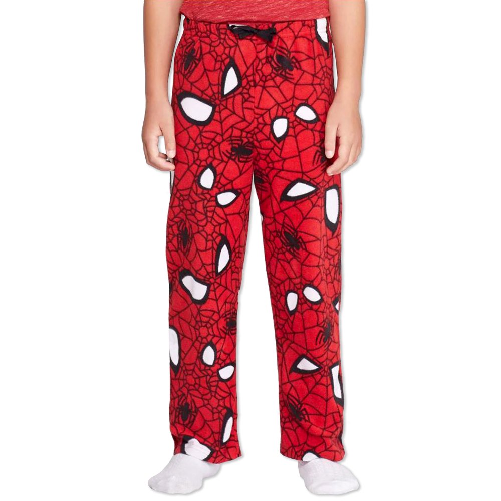 AME - Marvel Spider-Man Boys Plush Fleece Lounge Pajama Pants 21SM119BPT - Walmart.com - Walmart.com