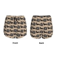 thumbnail image 5 of Lsque Dachshund Dog Woof Printed Women's Running Shorts with Liner Pockets,Elastic Quick Dry Workout Athletic Gym Yoga Shorts,Womens High Waist Shorts-Large, 5 of 9