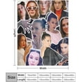 thumbnail image 2 of Beautiful Millie Bobby Brown Blanket Ultra Soft Flannel Fleece Blanket Stylish Bedroom Living Room Sofa Warm Blanket All Season Use 60"*80"（150 * 200cm）, 2 of 6