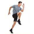 thumbnail image 5 of alpinario Men's Quick-Dry Athletic T-Shirt, Breathable Moisture-Wicking Short Sleeve Top with Loose Fit and Gradient Design, Lightweight Round Neck Gym Casual Running Basketball Training Shirt 1pc, 5 of 7
